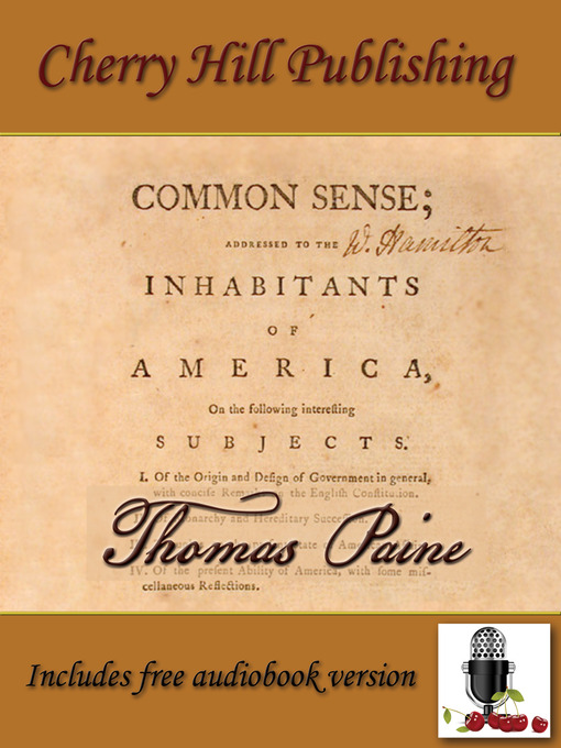 Title details for Common Sense by Thomas Paine - Available
